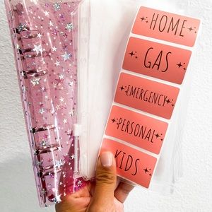 A6 Budget Binder With Divider & Labels